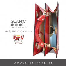 dámské kožené kabelky a tašky značky PRATESI  s interiérovým světlem, www.glancshop.cz - KRAFT Servis s.r.o.