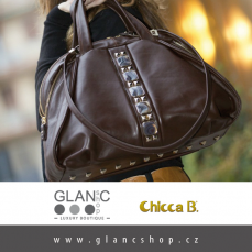 dámské kožené tašky značky CHICCA B s pravými kameny, www.glancshop.cz - KRAFT Servis s.r.o.