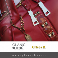 dámské kožené tašky značky CHICCA B s pravými kameny, www.glancshop.cz - KRAFT Servis s.r.o.