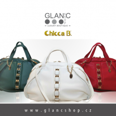 dámské kožené tašky značky CHICCA B s pravými kameny, www.glancshop.cz - KRAFT Servis s.r.o.