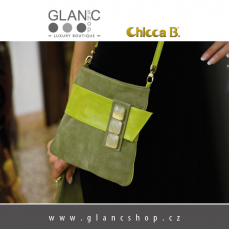 dámské kožené kabelky značky CHICCA B s pravými kameny, www.glancshop.cz - KRAFT Servis s.r.o.