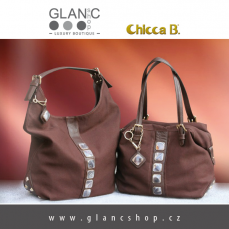 dámské kožené tašky značky CHICCA B s pravými kameny, www.glancshop.cz - KRAFT Servis s.r.o.