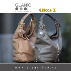 dámské kožené tašky značky CHICCA B s pravými kameny, www.glancshop.cz - KRAFT Servis s.r.o.