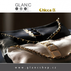 dámské kožené kabelky značky CHICCA B s pravými kameny, www.glancshop.cz - KRAFT Servis s.r.o.