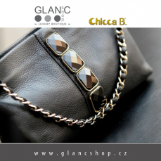 dámské kožené kabelky značky CHICCA B s pravými kameny, www.glancshop.cz - KRAFT Servis s.r.o.