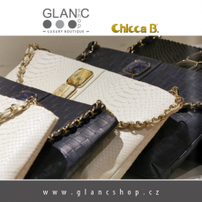 dámské kožené kabelky značky CHICCA B s pravými kameny, www.glancshop.cz - KRAFT Servis s.r.o.