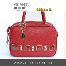 dámské kožené kabelky značky CHICCA B s pravými kameny, www.glancshop.cz - KRAFT Servis s.r.o.