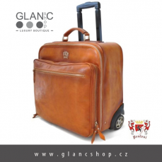 kožené cestovní tašky na kolečkách značky PRATESI, www.glancshop.cz - KRAFT Servis s.r.o.