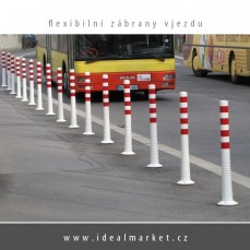 flexibilní zábrany vjezdu, www.idealmarket.cz - KRAFT Servis s.r.o.